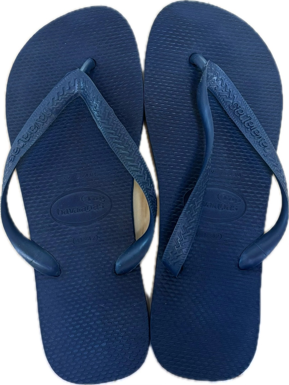 Havaianas Women's Dark Navy Blue Rubber Flip Flops